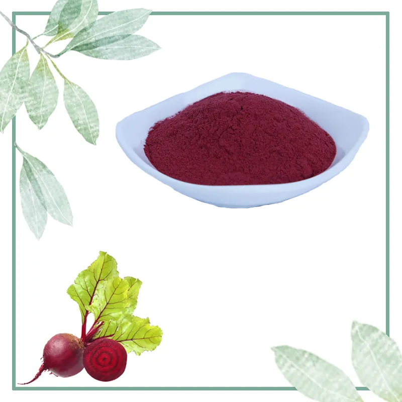 100% Nature Ingrédients alimentaires et boissons Poudre d'extrait de racine de betterave rouge Poudre de betterave rouge