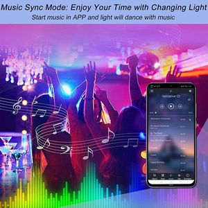 Bluetooth IR Remote <strong>RGB</strong> <strong>LED</strong> <strong>Strip</strong> Light Controller APP <strong>Control</strong> Music Sync for Upgrading 4-Pin 10MM 5050 <strong>RGB</strong> Light <strong>Strip</strong> Dimming