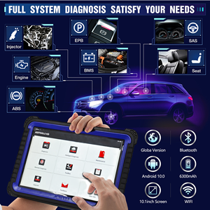 Programmazione Online lettore di codici per camion pesanti strumento diagnostico Scanner OBD2 per veicoli 12V 24V - Product Image 3