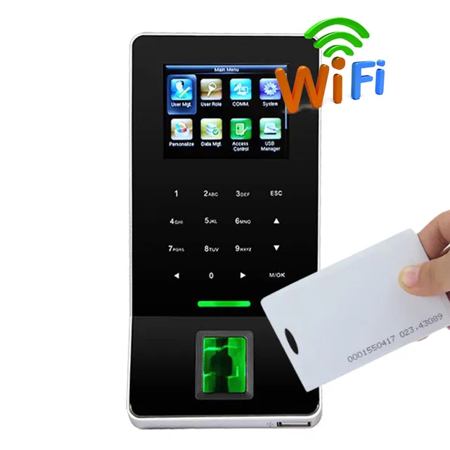 F22 WIFI USB TCP/IP biometrico impronta digitale RFID carta di accesso alla porta di controllo sistmen presenza tempo macchina con Software libero SDK