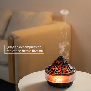 Waterscape desen taş 7 renk gece lambası 260 tankı denizanası buharlı nemlendirici alev Magma çatlak volkanik Aroma YAYICI - Product Image 5