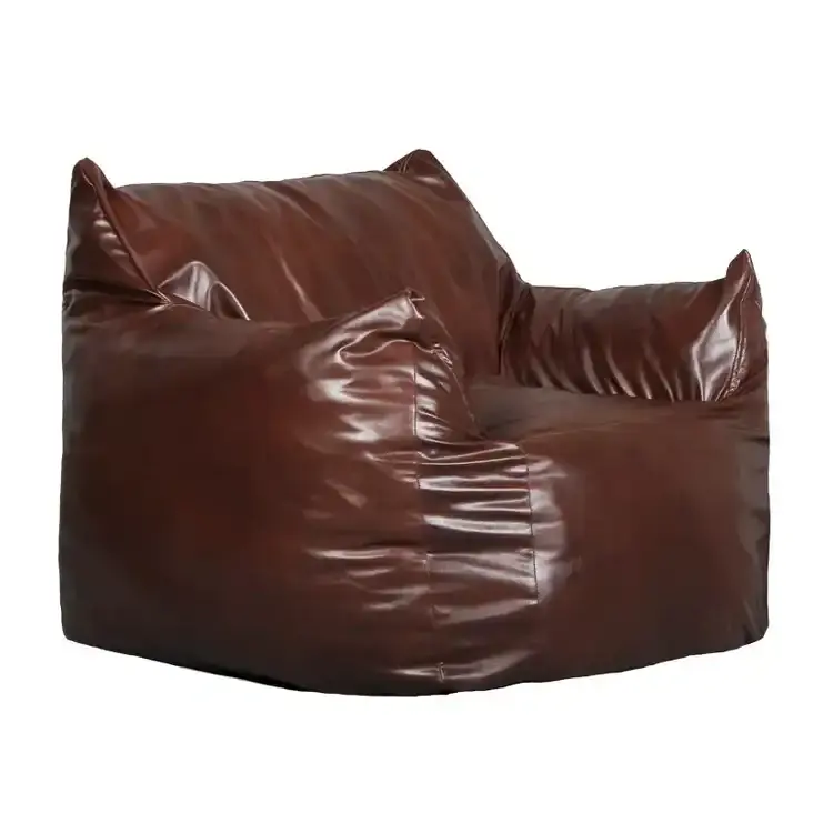 Prezzo di fabbrica a buon mercato di alta qualità sacchetto di fagioli sedia Comfort cuoio PU Cover sacchetto di fagioli