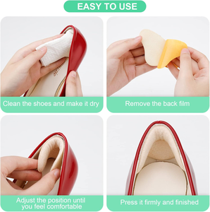 Tự dính gót chân Grips Silicone gel hỗ trợ lót không trượt trở lại Giày Pad vỉ phòng ngừa thoải mái Unisex Thể Thao - Product Image 6