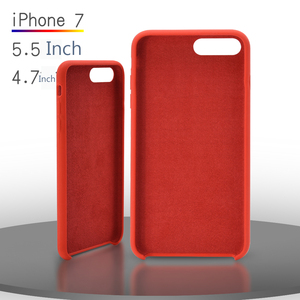 Apple iphone 7/7s artı telefon PC ve silikon Anti-fall kaymaz zarif, tek renkli kapak telefon kılıfı - Product Image 3