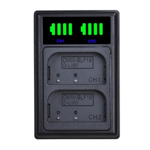 DMW-BLF19 dmw BLF19PP BLF19e DMWBLF19 BLF19 LED USB คู่สำหรับ PANA Sonic LUMIX DC-GH5 DMC-GH3 GH3K GH4 GH4K - Product Image 2
