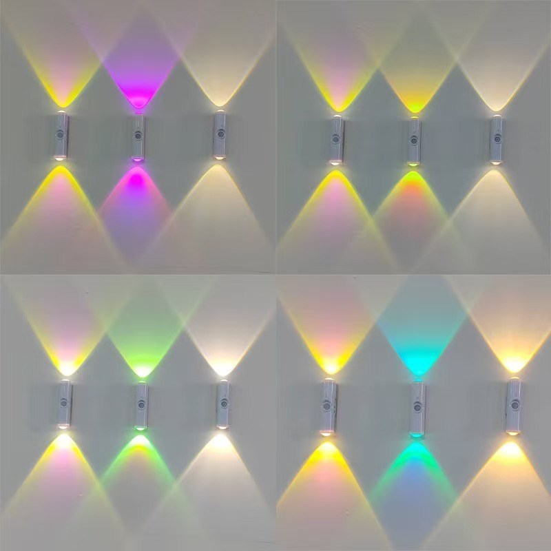 Lampe œil de chat à double tête - Veilleuse à dégradé RGB