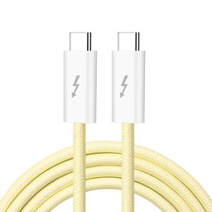 สายดาต้า USB4.0ครบวงจร240W Thunder 4 3 USB4 3.2 3.1 3.0 2.0ไนล่อนถักทอ48V USB ความเร็วสูง1.8m สายดาต้า - Product Image 4