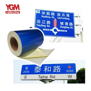 Bán Buôn Quảng Cáo Phản Chiếu Phim Sticker B Lớp Kỹ Thuật Lớp Phản Chiếu Tấm Cho Dấu Hiệu Đường Bộ - Product Image 6