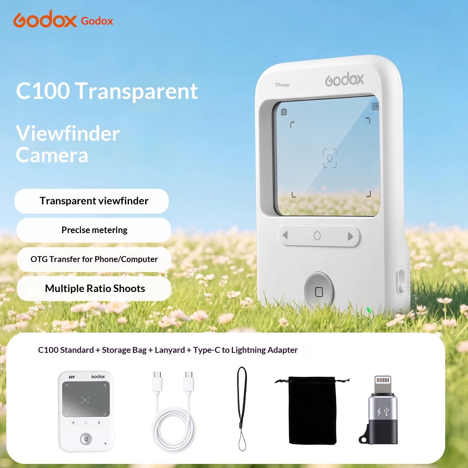 Paquete Estándar + Bolsa de Almacenamiento + Cordón + Adaptador para iPhone