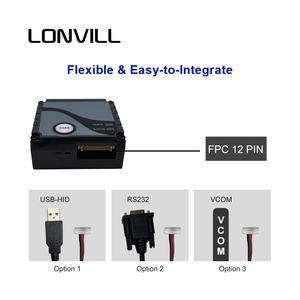 Wholesale High Speed 200time/s Usb <strong>Rs232</strong> Small DPM 2D Barcode Scanner Industrial Fixed Qr Code Scanner - Product Image 4
