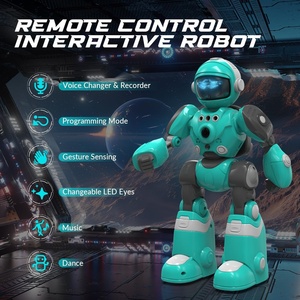 Robot intelligente con controllo remoto programmabile per bambini con funzione vocale di registrazione magica Robot intelligente per il canto - Product Image 2