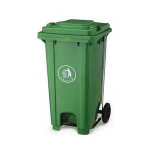 环保户外塑料垃圾箱矩形100升带盖大加厚垃圾容器 - Product Image 3
