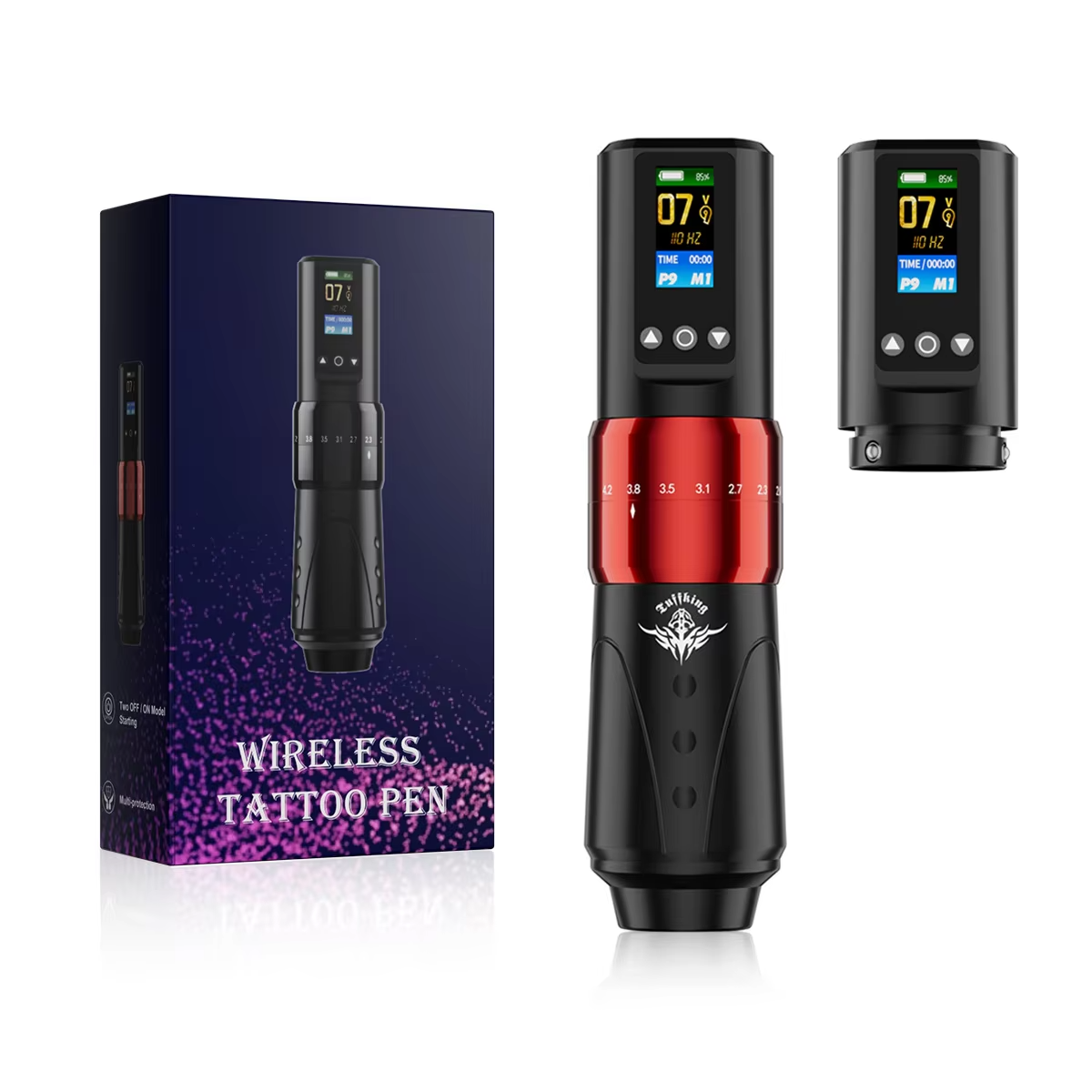 Doppia batteria rossa