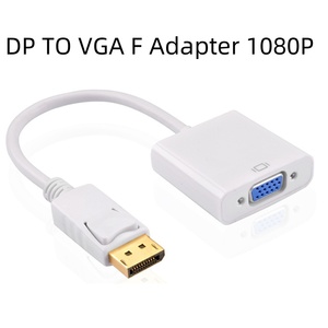 DisplayPort a VGA Adaptador Convertidor Cable 1080p DP 1,2 Fuente de video a VGA Monitor Cable Adaptador Digital a analógico - Product Image 2