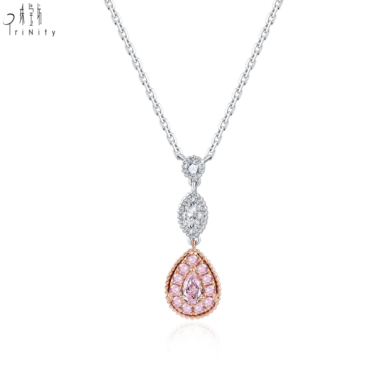 ทองคำขาว 18K และทองชมพู