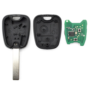 Topbest Transponder C 61 çip 2 düğme uzaktan komple anahtar c-itroen 2 düğme anahtarsız 433MHZ HU83 anahtar - Product Image 1