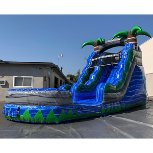 <strong>Nip</strong> <strong>slip</strong> on a Water Slide Kids <strong>and</strong> Adults Commercial Grade 0.55mm Blow up Water Slide Water Slide Inflatable - Product Image 1