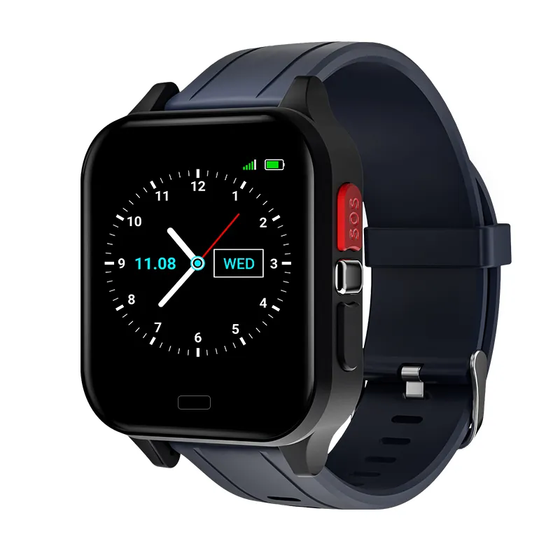 2023 vendita prezzo all'ingrosso Mobile Smart Watch Phone 4G Android Cim nero nuovo 4G Smart Watch Sim Card costruito