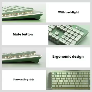 Langtu L1 Wired Keyboard mit mechanischem Gefühl Silent Design Hintergrund beleuchtete kabel gebundene Option für Desktop-Notebooks für Gaming Office-Zwecke - Product Image 3