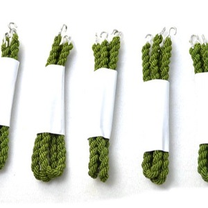 高品质批发绿色涤纶裤子扭曲弹性花边绳/带 - Product Image 4