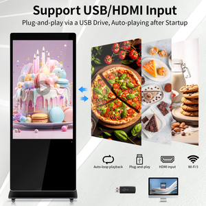 LCD Commercial Smart Touchscreen Indoor Digital Signage Totem 55 Zoll Android 11 System CMS-Software für Werbe display - Product Image 6