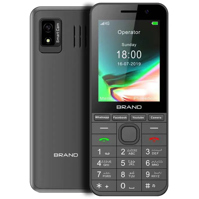 Teléfono Móvil S280, Dual Sim, Android 8,1, 2,8 pulgadas, botón grande, 4G, LTE, teclado