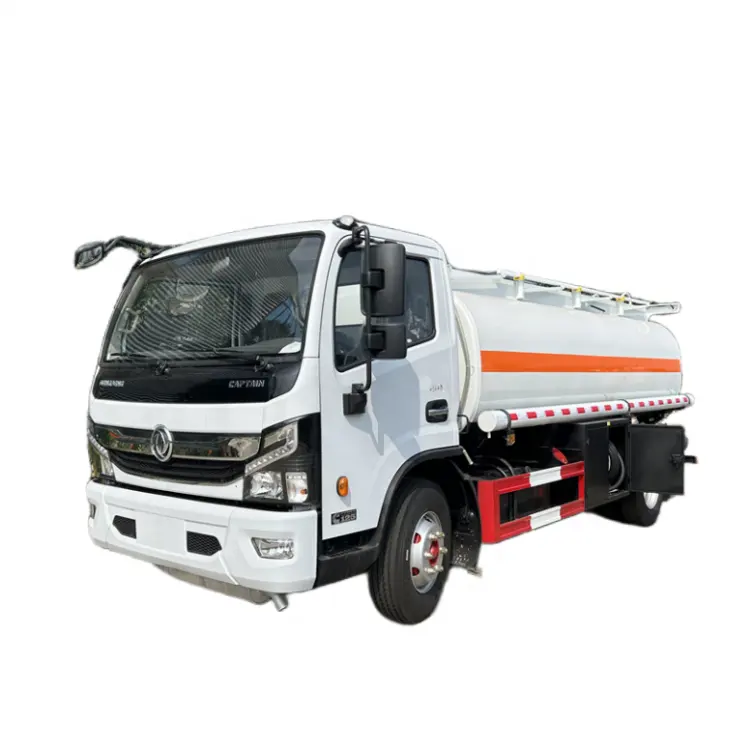 Best seller 8 tonnellate dongfeng medie dimensioni camion di carburante diesel per la vendita 6 ruote 4*2 carburante camion di rifornimento di carburante camion