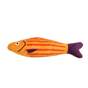 New Design Plush Fish Toy for Cats Health <strong>Safe</strong> Material <strong>Catnip</strong> Fish Shape Cat Toy