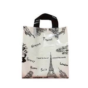Eco Friendly Handbag Tote <strong>Handle</strong> Plastic <strong>Colorful</strong> Foldable Shopping Bag Custom on Line Shop Bag with <strong>Soft</strong> <strong>Loop</strong> <strong>Handle</strong> - Product Image 6