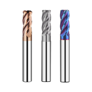 4F katı karbür <span class=keywords><strong>End</strong></span> mill CNC freze kesicisi freze uçları için Metal kare düz yüz <span class=keywords><strong>End</strong></span> Mill HRC 45/55/65/70 - Product Image 1