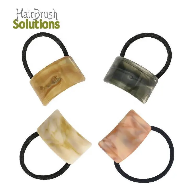 Capelli personalizzati Accesorios para el cabello acetato verde elastico Crunchies cravatte per capelli fantasia per capelli spessi