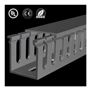 <strong>RCCN</strong> High Quality PVC Wiring Duct VDR8080F Solid Slotted Cable <strong>Trunking</strong> Cable <strong>Trunking</strong> Slotted <strong>Trunking</strong> Cable Trunkin - Product Image 2