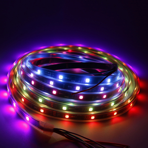 Kısılabilir RGB 12V led bant seti ile güç, denetleyici, led şerit rgb 5050 - Product Image 6
