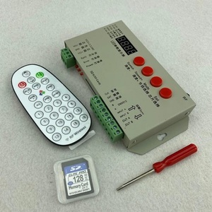 DC5V DC12V DC24V RGB Magic Color LED-Punkt matrix licht DMX-Signal RGBIC-Programmierung SPI-LED-Pixel-Controller mit Fernbedienung