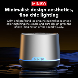 Altoparlante Bluetooth portatile MINISO M100, illuminazione multicolore RGB, durata della batteria di 8 ore Ultra-lunga, 5.4 Bluetooth - Product Image 3