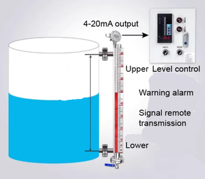 Industrial Grade Magnetic <strong>Level</strong> Meter Fuel Oil Tank <strong>Level</strong> Sensor <strong>Controller</strong> Magnetic <strong>Floating</strong> Type Tank Water <strong>Level</strong> Meter - Product Image 4