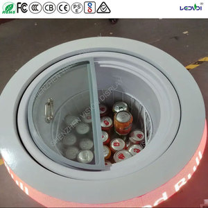 Refrigerator Cans <strong>LED</strong> <strong>Display</strong> 50L Cooler Space WiFi USB LAN 4G 5g APP Control <strong>Programmable</strong> Beer Drink Commercial Advertising - Product Image 3