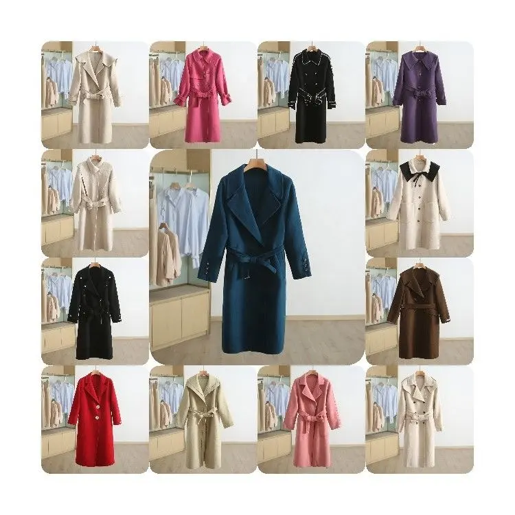 Veste de luxe en fausse fourrure pour femme, coupe-vent long en laine, manteau chaud surdimensionné, collection automne et hiver 2022