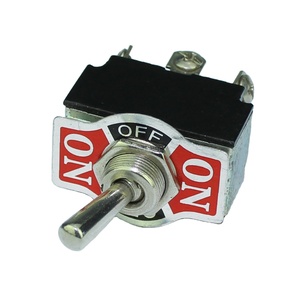 KN3B-203 12MM 3ウェイトグルスイッチDPDT ON OFF ONトグルスイッチ6ピン15A250VACトグルスイッチ (はんだ端子付き) - Product Image 3