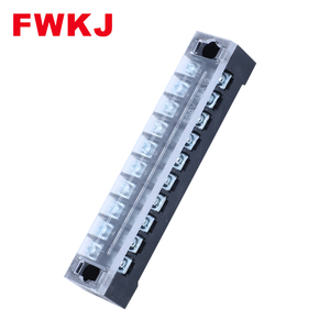Hot Sale <strong>Fixed</strong> <strong>Terminal</strong> <strong>Block</strong> 10P 15A/600V Din Rail Wire Connectors Screw Strip Copper Barrier <strong>Terminal</strong> <strong>Blocks</strong> TB <strong>Terminal</strong> <strong>Block</strong> - Product Image 4