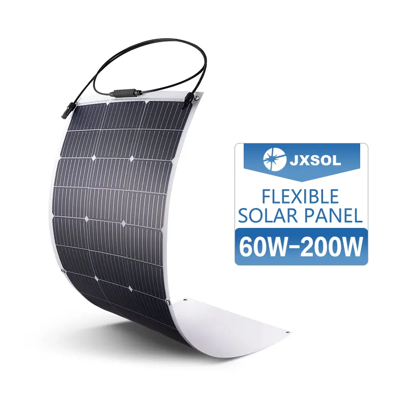 Painel solar flexível 60W 70W 80W 90W 100W 110W 150W 180W painéis fotovoltaicos monocristalinos