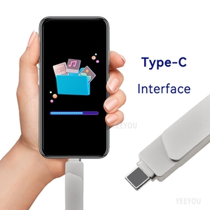 แฟลชไดรฟ์ USB ที่มีดีไซน์หมุนได้1GB ถึง64GB หน่วยความจำเข้ากันได้กับโทรศัพท์ OTG และพอร์ต USB 2.0อินเตอร์เฟซ