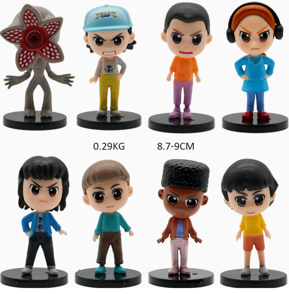 8 models with base