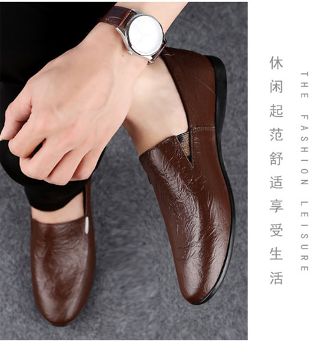 Genuine Leather Stylish Loafer for Men Black S219-3409 6 PRISTINE