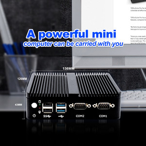 Mini Pc sin ventilador Intel 12th Gen Procesador J6412 Quad Core Box Pc DDR4 Dual Lan/Com Mini computadora con SSD Win10/Linux Os - Product Image 5