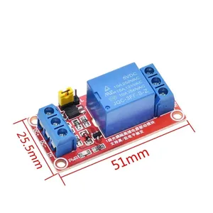 1 2 4 6 8-Kanal-Relaismodul-Platinenabschirmung mit Optoelement-Trigger mit hohem und niedrigem Pegel für Arduino Raspberry pi DC 5V 12V 24V