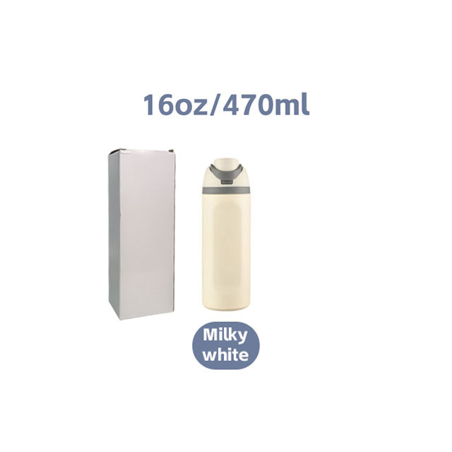 milky white
