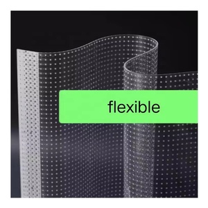 Wasserdichter Wifi USB 3G 4G 5G App Control Programmier barer LED-Klebe folien bildschirm Transparenter LED-Bildschirm Flexibles LED-Film panel - Product Image 2