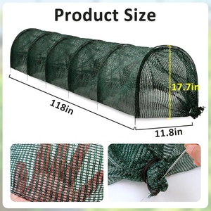 3M resistente portatile serra protezione solare a sgancio rapido colore verde giardino Tunnel ombra rete impermeabile PE HDPE pieghevole - Product Image 2