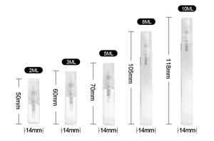 Hot sale 2ml 3ml 5ml <strong>10ml</strong> Mini <strong>Empty</strong> Sample Vials Atomizer Spray Bottle clear Glass Perfume Bottle With Paper <strong>Box</strong> and Printing - Product Image 6